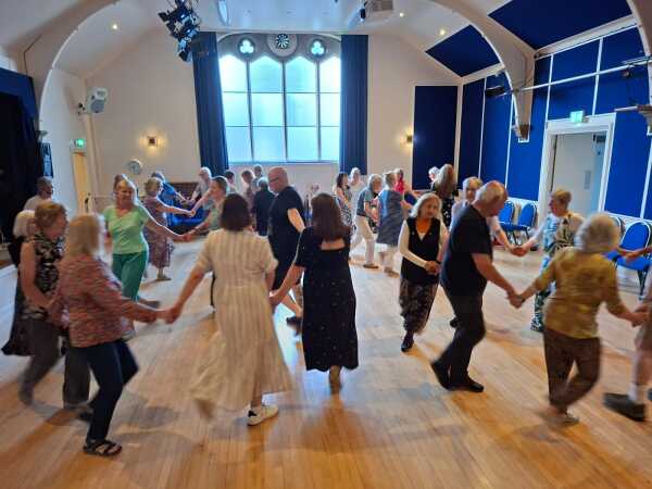 Dancers at the ceilidh in June 2026